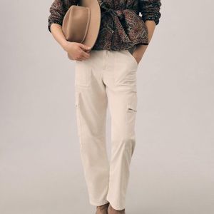 Citizens of Humanity Marcelle Low-Slung Easy Cargo Pants in Oyster